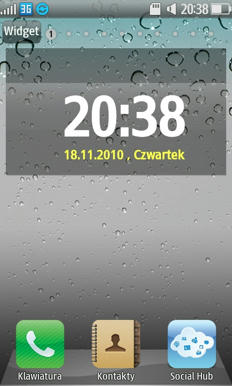 Okladka iPhone Clock PL